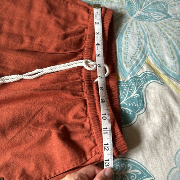 Roxy linen rust color pants XS - Picture 7 of 9